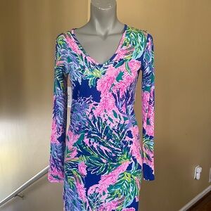 Lilly Pulitzer Multicolor Long Sleeve Dress